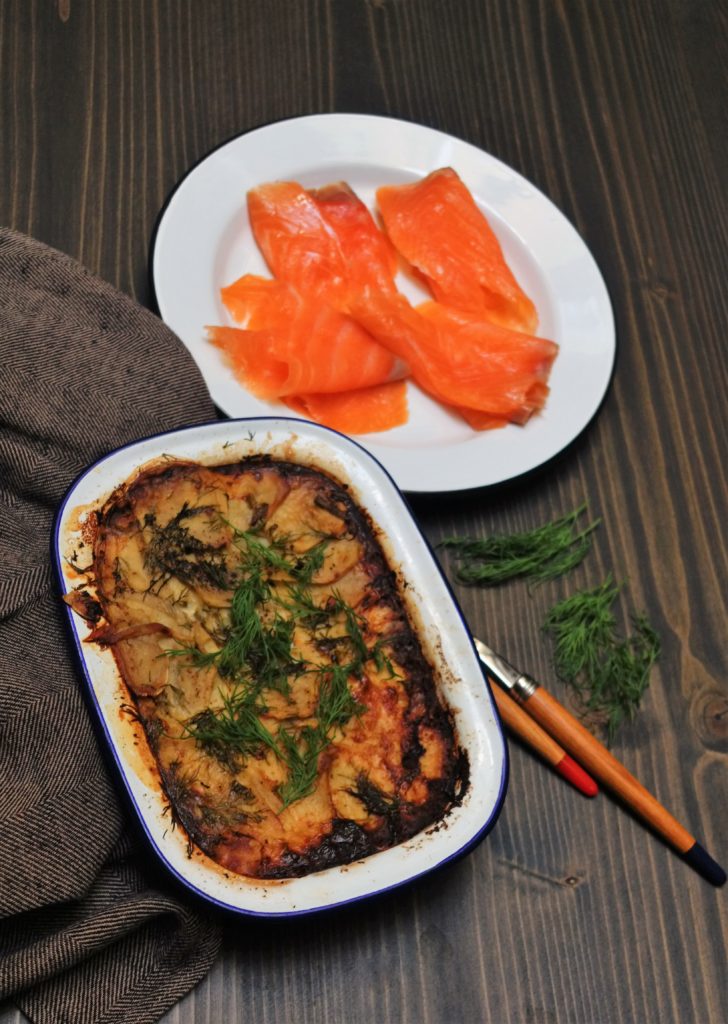 Laxoudding le gratin de saumon nordique pour les fêtes de Pâques