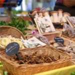 champignons du marché de Courbevoie pour la recette de steak and kidney pie