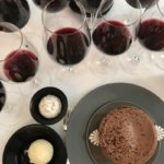 soufflé au chocolat et dégustations de vins Chnategrive et Clos Labory de chez Apicius