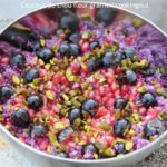 saladier de couscous au chou fleur violet