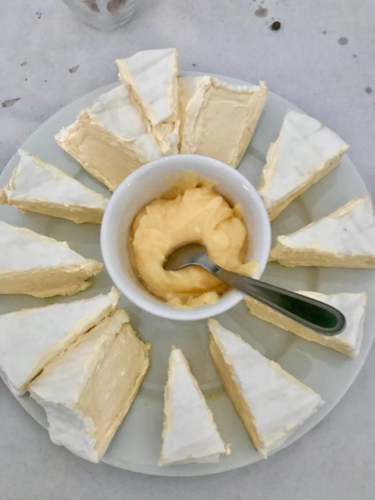 Brillat Savarin au lemon curd