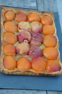 La tarte levée aux abricots et au sirop d'Erable