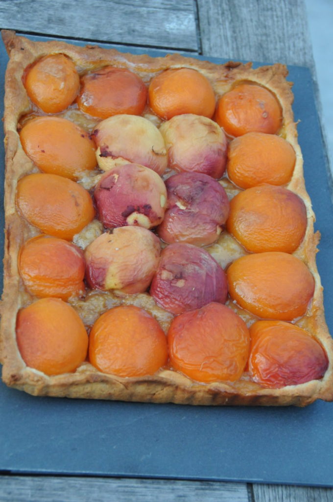 Tarte levée aux abricots et au sirop d'Erable