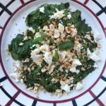 recette de salade cuite feta noisettes & basilic