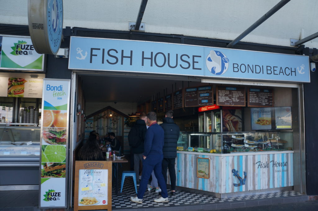 Fish house à Bondi beach pour déguster des fish and chips