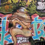 Melbourne street art personnage