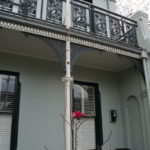 Victorian terrace House black and white