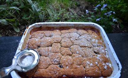 dessert aux fruits d'automne quetsches et coing