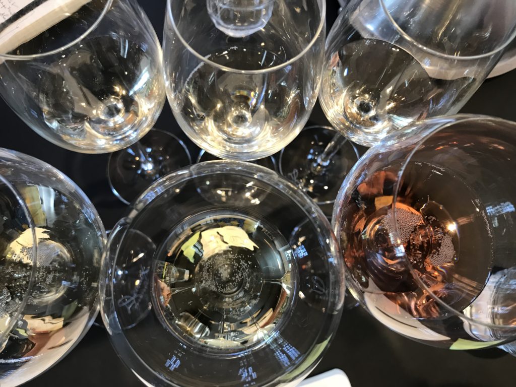 verres de dégustation des champagnes