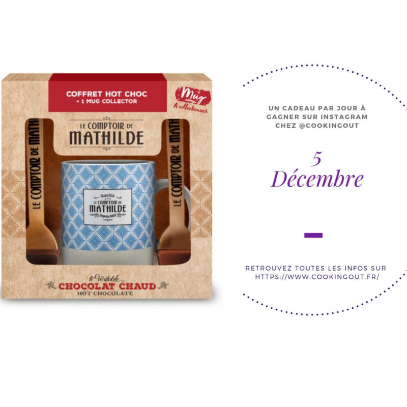 lot du 5 décembre tasse et chocolat Le comptoir de Mathilde