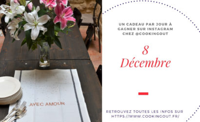 Calendrier de l'Avent Hygge 8 décembre Torchon cerise sur le gateau