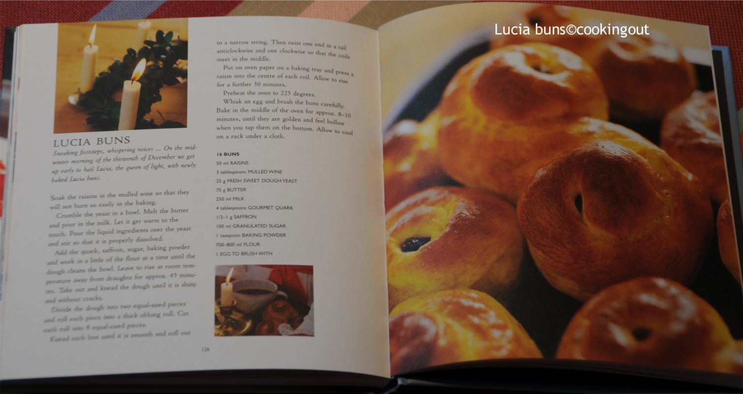 recette des Lucia Buns en anglais