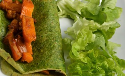 Recette de crêpes sans gluten aux épinards finlandaises