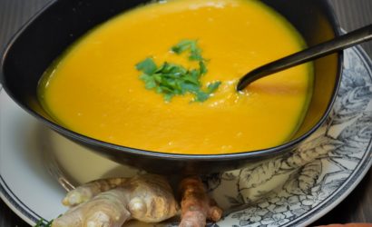 soupe detox carottes gingembre et curcuma