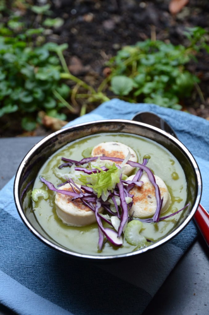 soupe aux pois cassés et boudin blanc un plat entier