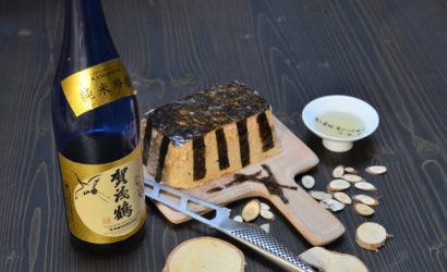 foie gras saké et nori cuit au four