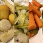 légumes cuit au bouillon de poule