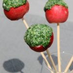 sucette de radis aux fanes de radis