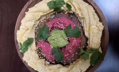 houmous de couleur