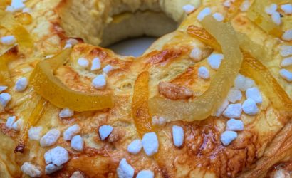 La Mouna au yuzu inspirée d'une recette oranaise de brioche de Pâques