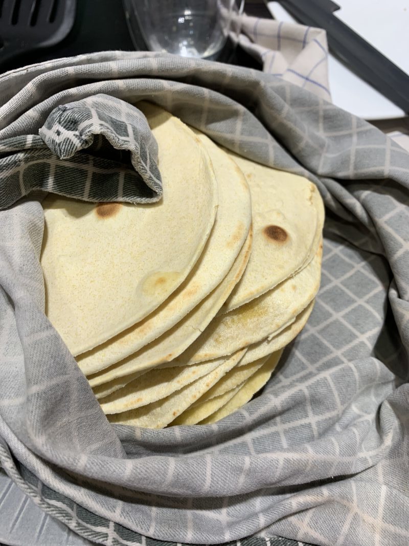 tortillas mexicaines faites maison