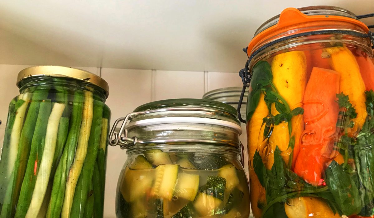 Pots de légumes fermentés premiers tests