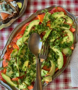 Variation autour de la salade de tomate