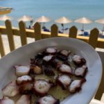 plat de poulpe séché au soleil à Sifnos
