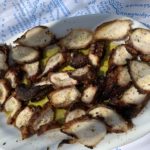 plat de poulpe grec séché puis grillé Folegandros taverna Mimis