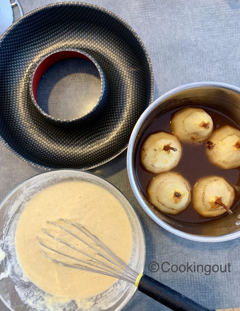 Réparation pour gâteau aux poires