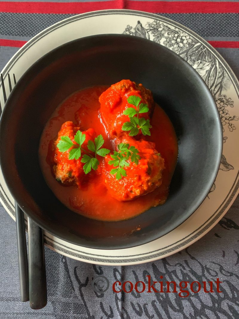 Mes albondigas au pimienton, des boulettes préparées à l'espagnol