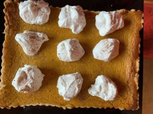 pumpkinpie et crème fouettée