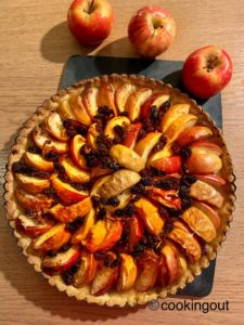 tarte aux pommes facon strudel