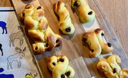 toutes mes lussekatter prêtes à être dégustées