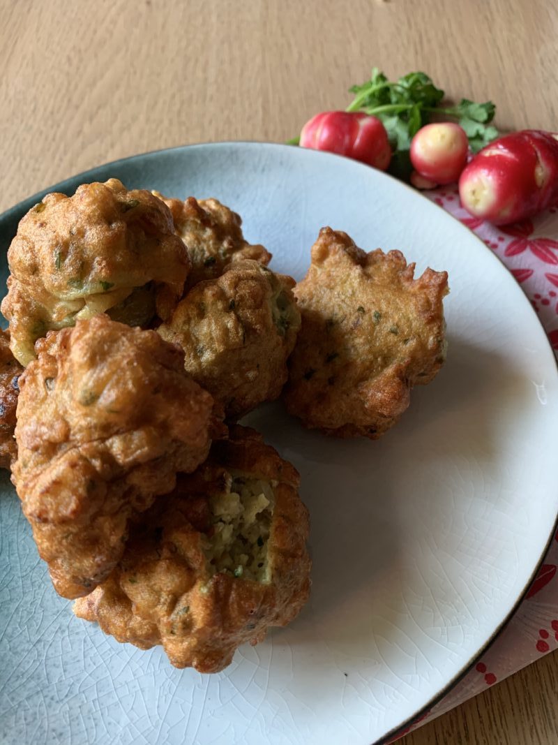 beignets inspiration Ottolenghi avec de l'oca du Pérou