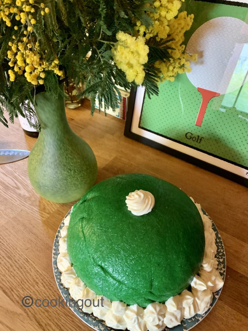 La Prinsesstårta le gâteau à la pâte d'amande verte