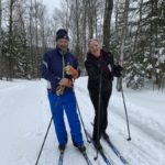 Activité d'hiver au canada ski de fond