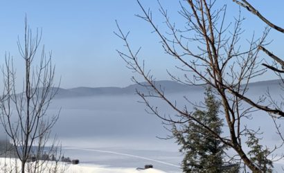 vue de la chambre d'hotel Sacacomie