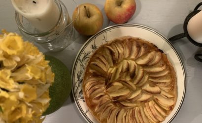 tarte aux pommes au lemon curd