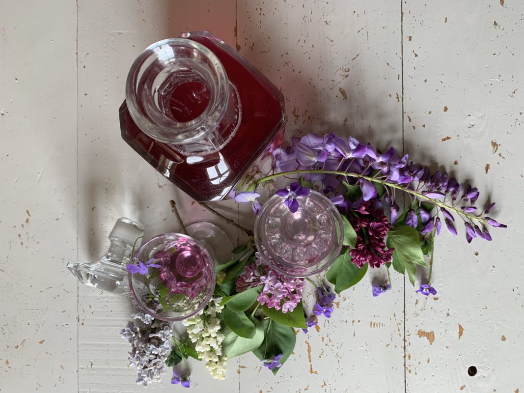 sirop de violettes