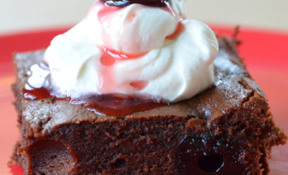 La cerise sur le gâteau : le Brownie forêt noire