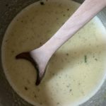 crème infusée au mélilot pour panna cota sans gélatine