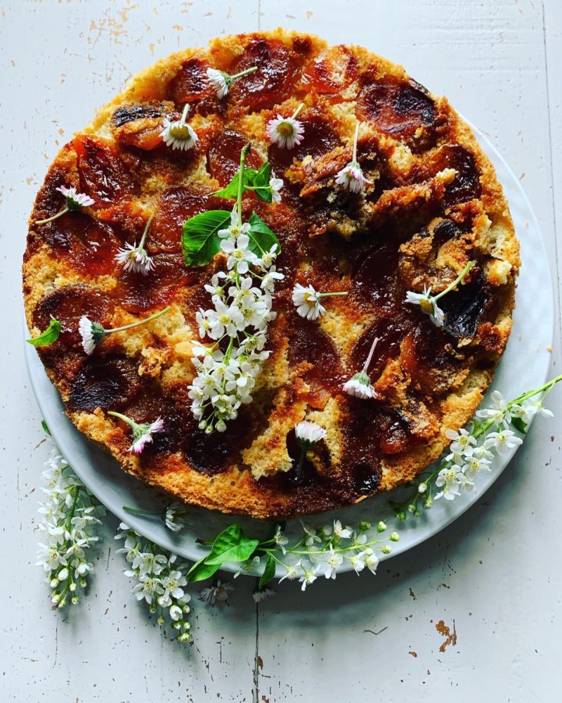 gateau renversé aux abricots moelleux