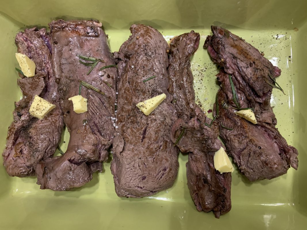 Parfaite cuisson du filet de chevreuil sauce myrtille cookingout