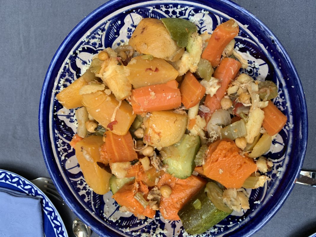 légumes du couscous cuits