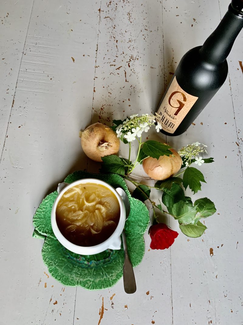 soupe bière brune et oignon, recette canadienne