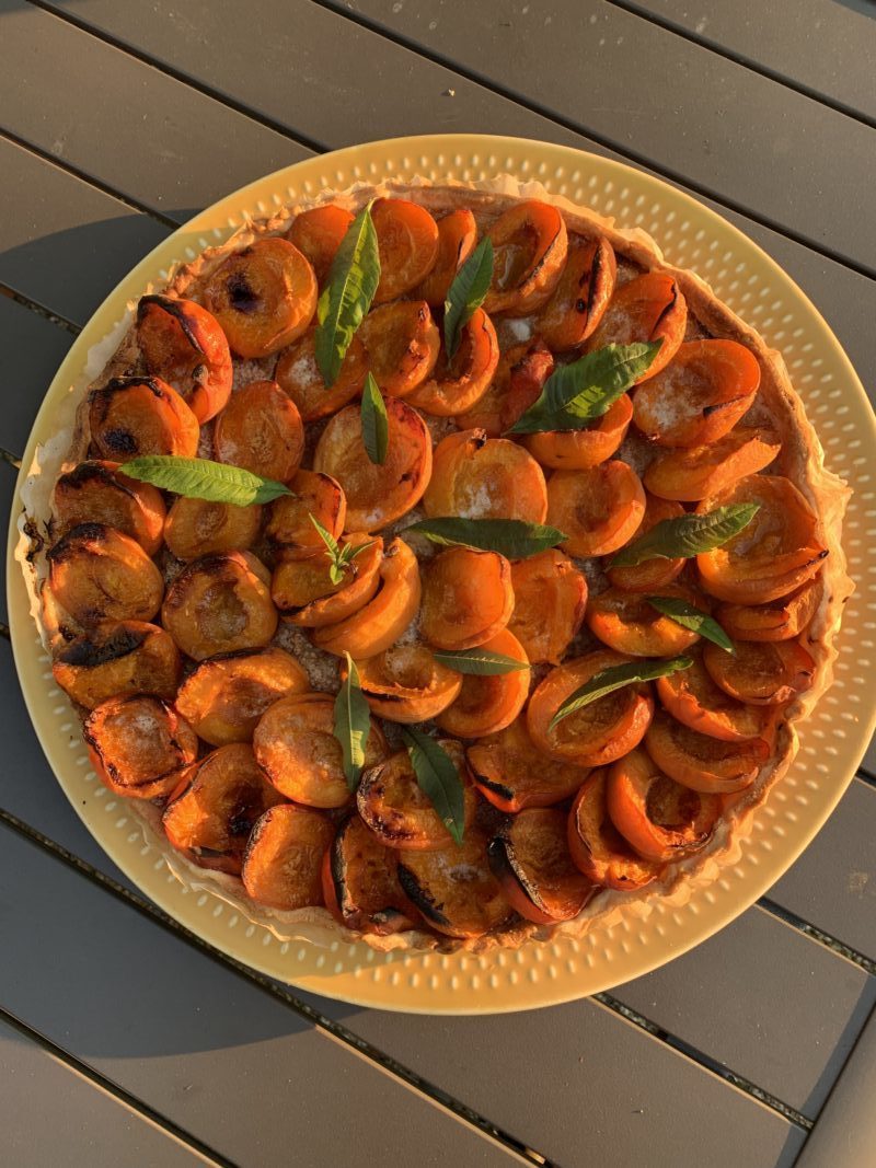 tarte aux abricots verveine
