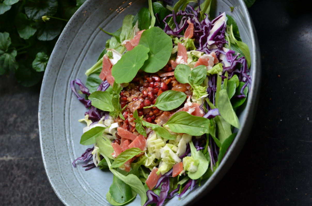 salade de chou rouge sublimée