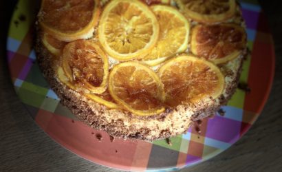 Gâteau à l'orange sanguine caramélisée